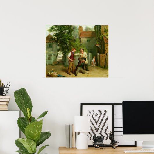 Klaar om te vechten poster (Thuiskantoor)