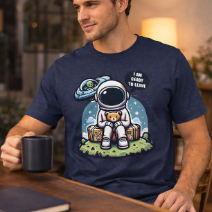 Klaar om te vertrekken – Mooie astronaut-ruimte ku Tri-Blend Shirt