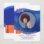 Klaar om te vliegen Afstuderen Going Away Party Kaart (Voorkant / Achterkant)