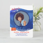 Klaar om te vliegen Afstuderen Going Away Party Kaart (Staand voorkant)