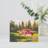 "Klaar om te vliegen" Briefkaart (Staand voorkant)