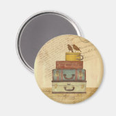 Klaar om te vliegen Tortelduifjes magneet (Voorkant / Achterkant)