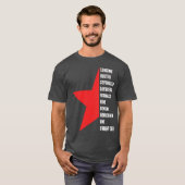 Klaar om te voldoen t-shirt (Voorkant volledig)