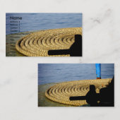 Klaar om te zeilen.../Boat Head Ropes Visitekaartje (Voorkant / Achterkant)