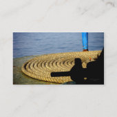 Klaar om te zeilen.../Boat Head Ropes Visitekaartje (Achterkant)