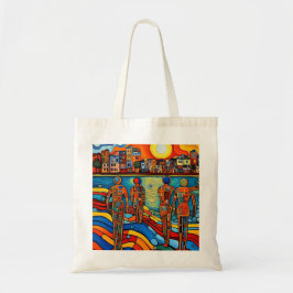 Klaar om te zwemmen tote bag