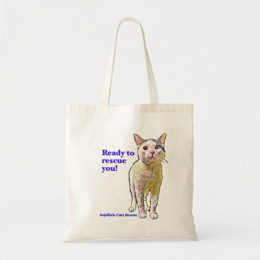 Klaar om u te redden Tas-spyro Tote Bag (Voorkant)