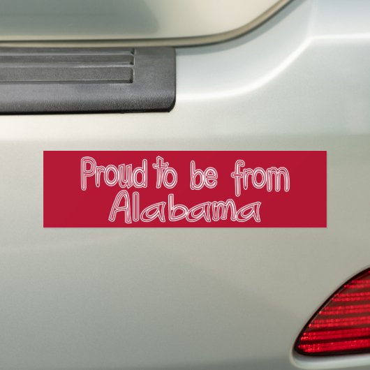 Klaar om uit de Bumpersticker van Alabama te komen (Op auto)