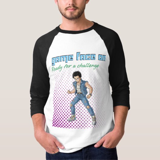 Klaar om uit te dagen t-shirt (Voorkant)