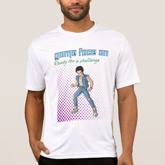 Klaar om uit te dagen t-shirt (Voorkant)