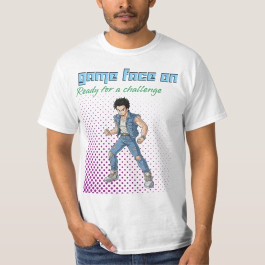 Klaar om uit te dagen t-shirt (Voorkant)