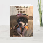 KLAAR OM UW BIRTHDAAG SAMEN TE "CELEBRATEN" KAART (Voorkant)