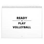 KLAAR OM VOLLEYBALL TE SPELEN KALENDER (Hoes)