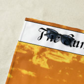 Klaar om weg te zeilen strandlaken (In situ)