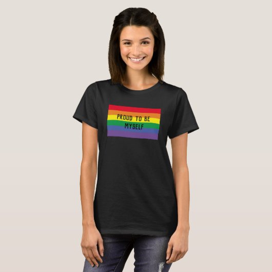 Klaar om zelf LGBTQ T-shirt te zijn (Voorkant volledig)