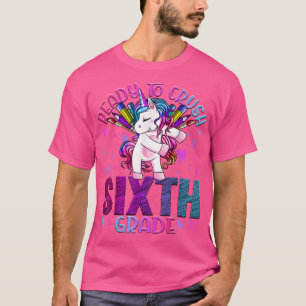 Klaar om zesde klas terug te zetten naar school t-shirt