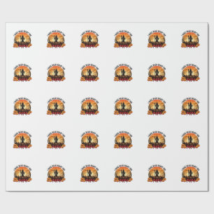 Klaar Papa Halloween Heks Pompoenen Graf Cadeaupapier