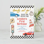 Klaar, plaats, ga Race op meer dan 1st de Partij v Kaart (Staand voorkant)