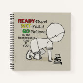 Klaar, Set, ga geloven! Notitieboek (Voorkant)