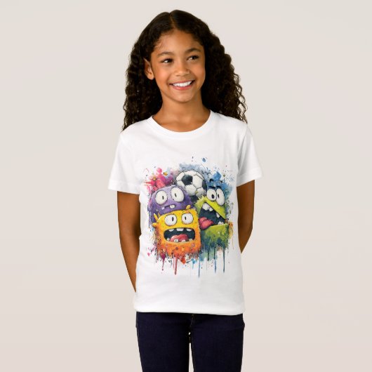 Klaar, Set, Game: Kinder Game Vibes T-shirt (Voorkant volledig)