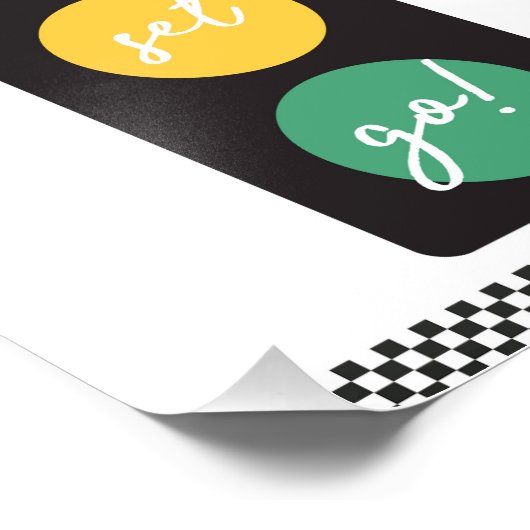 Klaar Set Go-auto Foto Afdruk (Hoek)