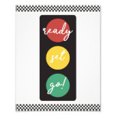 Klaar Set Go-auto Foto Afdruk (Voorkant)