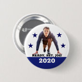 Klaar! Set! Joe. Ronde Button 5,7 Cm (Voorkant /achterkant)