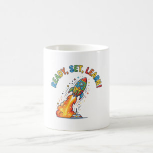 Klaar, Set, Leer Raket Terug naar School Koffiemok