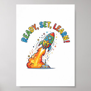 Klaar, Set, Leer Raket Terug naar School Poster