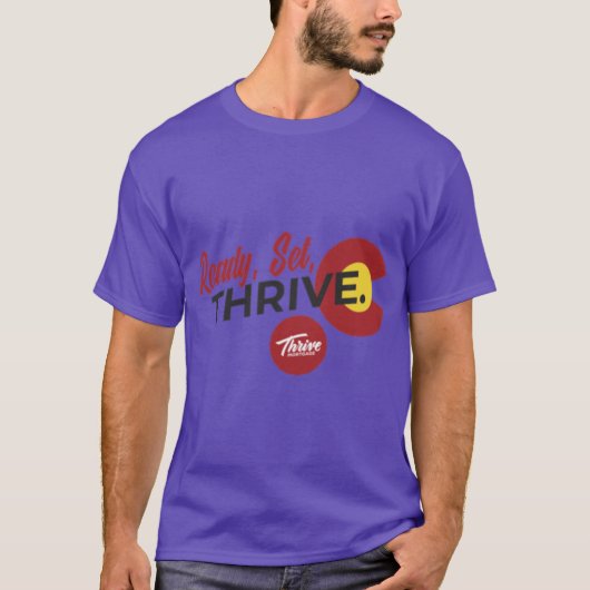 Klaar Set THRIVE Colorado Boxy T-shirt (Voorkant)