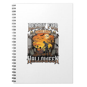 Klaar sinds vorige Halloween Zombie Winkelwagen Gr Notitieboek