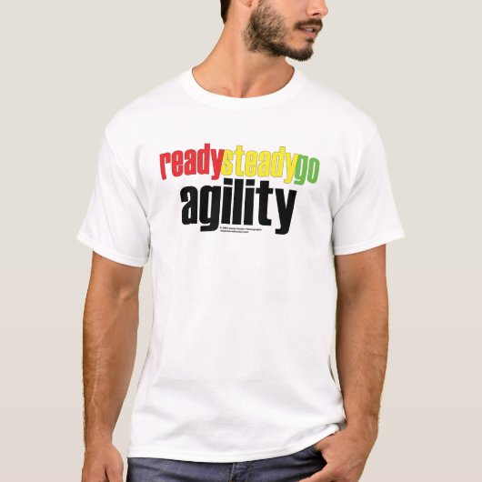 Klaar, Steady, ga behendigheid! T-shirt (Voorkant)