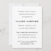 Klaar! Stijlvolle Afstuderen Foto-aankondigingen Kaart (Achterkant)