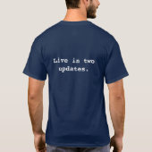 Klaar. T-shirt (Achterkant)