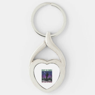 Klaar Tuimel Zombie Hand Halloween Kerkhof Maan_ Sleutelhanger