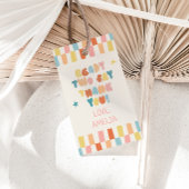 Klaar Twee Feest Bedankt Cadeautag Cadeaulabel