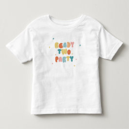 Klaar Twee Feestje Verjaardag T-Shirt voor Jongen