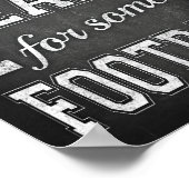 KLAAR U VOOR SOMMIGE FOOTBALL Teken Chalk Print (Hoek)