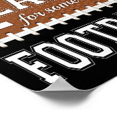 KLAAR U VOOR SOMMIGE FOOTBALL Teken Print (Hoek)