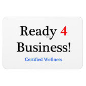 Klaar voor 4 bedrijven magneet (Horizontaal)