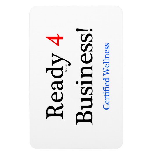 Klaar voor 4 bedrijven magneet (Verticaal)