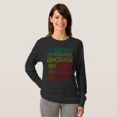 Klaar voor 4e klas docent Groovy team T-shirt (Voorkant volledig)