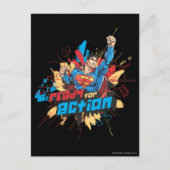 Klaar voor actie briefkaart (Voorkant)