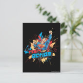 Klaar voor actie briefkaart (Staand voorkant)