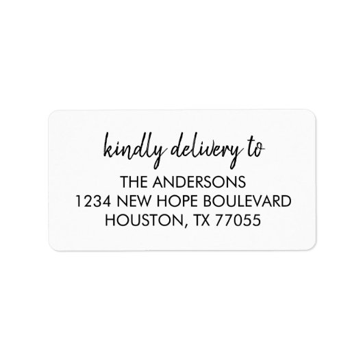 Klaar voor Adresetiketten Etiket (Voorkant)