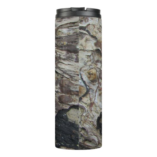 Klaar voor Adventure Rustic Woodgrain Driftwood Thermosbeker (Achterkant)