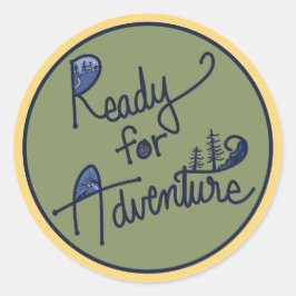 Klaar voor Adventure Sticker