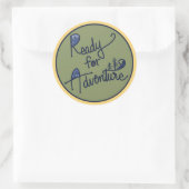 Klaar voor Adventure Sticker (Tas)