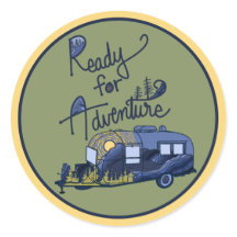 Klaar voor Adventure Sticker