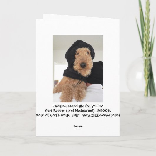 Klaar voor alles Kaart (Achterkant)